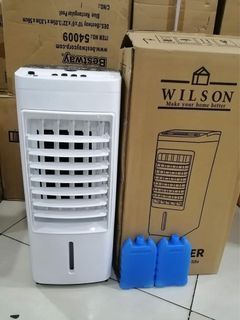 SAME DAY DELIVERY!! Beat the heat!! TRENDING WILSON PORTABLE MINI AIR COOLER with 2 ICE BOTTLE