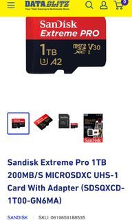 SANDISK pro 1tb A2 second hand