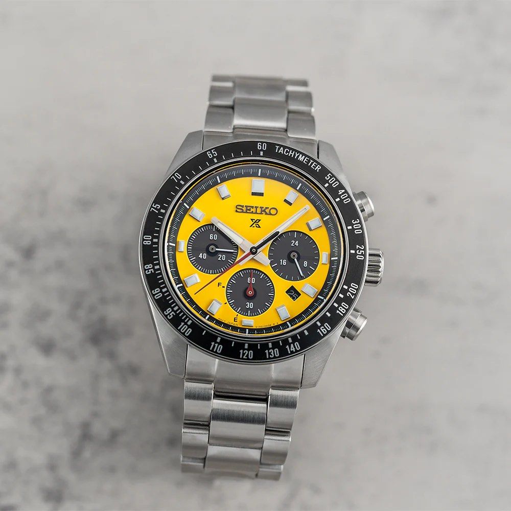 Seiko bis yellow face