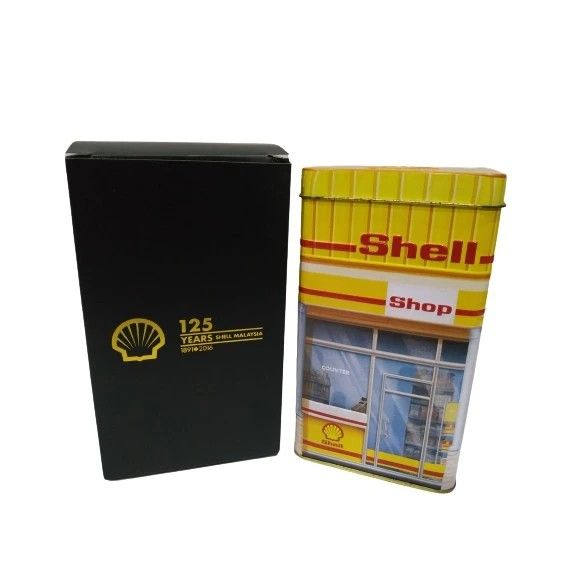 Shell Tin Limited Edition Collection 125 Years Koleksi Tin Canister ...