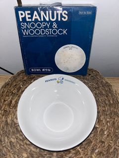 Snoopy and Woodstock bowl with box from Japan