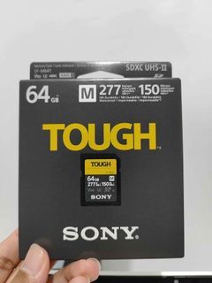 Sony 64Gb Tough sD card (brand new sealed)