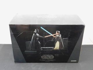 Star Wars Sideshow Statue negotiable diorama Darth Vader Obi Wan Kenobi the circle is now complete rare boxed
