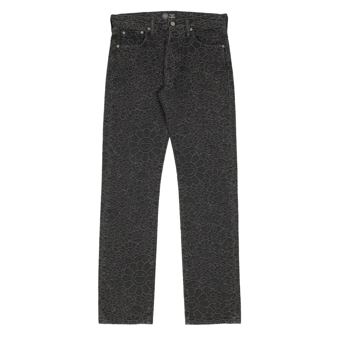 村上隆 Jacquard Denim Pants TAKASHI MURAKAMI / KAIKAI KIKI