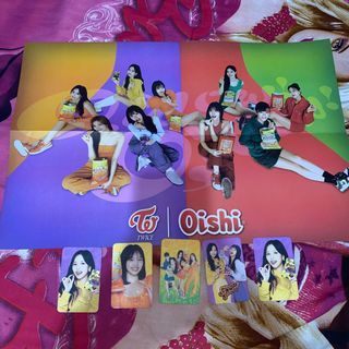 TAKE ALL Twice Oishi Snacktacular Poster and Photocards