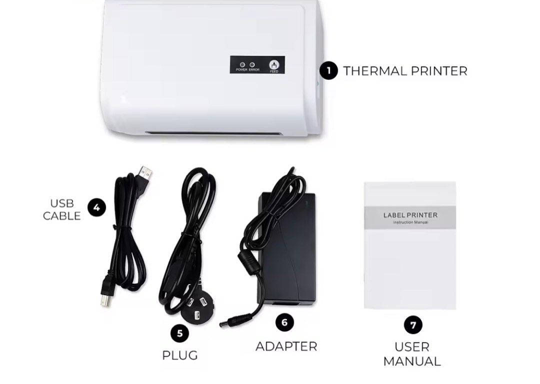 Thermal Printer for L4zada Sh0pee Tikt0k Waybill (Category: Printers, Scanners & Copiers) located in Manila. Submitted by declutterwithzed (Listing ID 1303869382, Image 2). Description: RFS: Quit Laz-Sh0pee selling. No issues. ₱4,800 ko binili ‘to! ₱2,500 na lang with free waybills na din. :) DM for inquiries. Thank you. .
