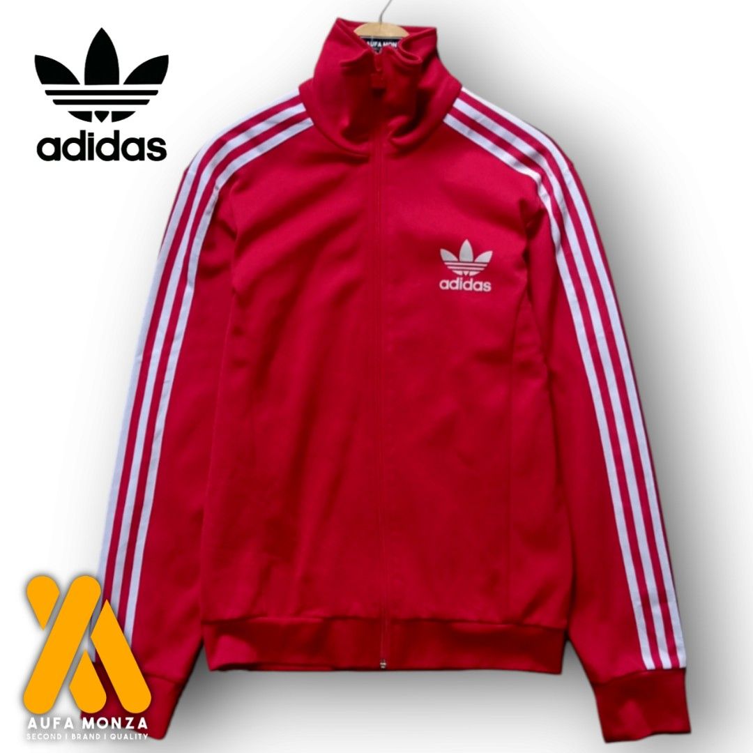 Tracktop Adidas firebird merah size M