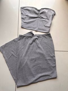 Tube top & Pencil Skirt set