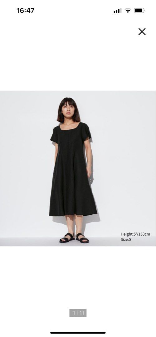 juan de dios agua alta linen dress Agua by Agua Bendita Lima Laguna Mini Dress, XS