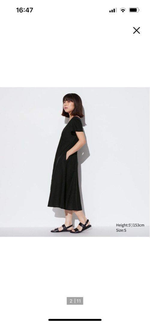 uniqlo black linen dress 10 Best Linen Dresses 2022