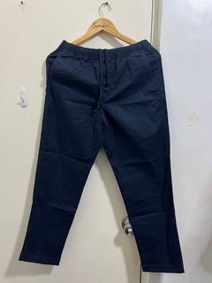 Uniqlo Relaxed Ankle Pants Navy