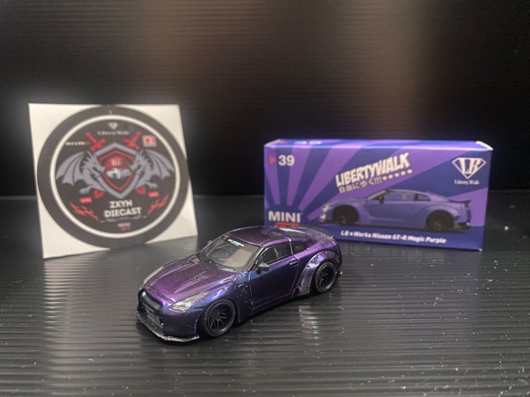 🔥UNSEALED🔥 MINI GT 39 Nissan GT-R R35 Type 1 Magic Purple 🔥UNSEALED🔥 MINI GT 39 Nissan GT-R R35 Type 1 Magic Purple