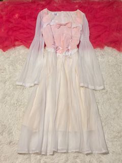 Victorian Princess Bridgerton Rare Vintage Barbie Y2K Fairy Gown Long Maxi Dress Coquette Lolita