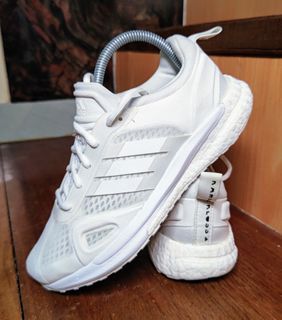 Women's Adidas Solar Glide Karlie Kloss Chalk White Running Shoes size 37