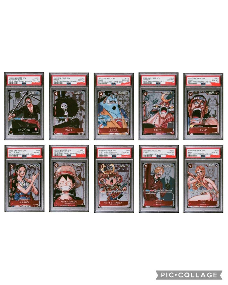 WTS One Piece Card Game TCG 25th Anniversary Card Collection