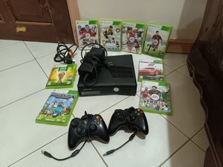 Xbox 360 with 9 games