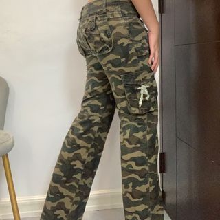 y2k Cargo Camouflage Jeans