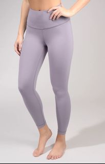 Yogalicious Lux Grayish Lavender Purple Buttery Ankle Leggings (Waistline 30-32)