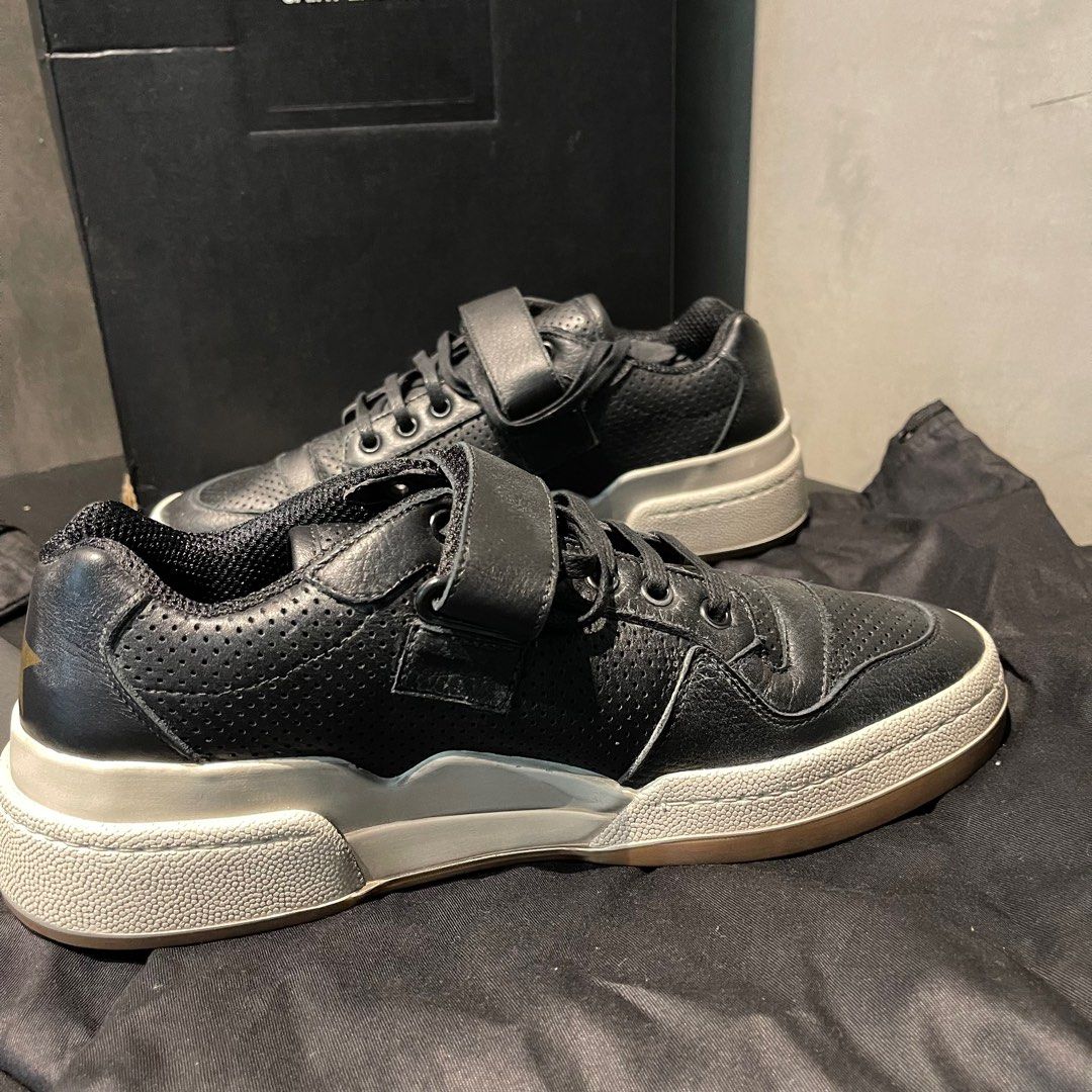 YSL Saint Laurent Black Leather Sneakers (Category: Sneakers) located in Quezon City. Submitted by mr.sandman (Listing ID 1303866936, Image 2). Description: Brand new with box, paper bag, authenticity cards & dust bags 100% authentic Size 41.