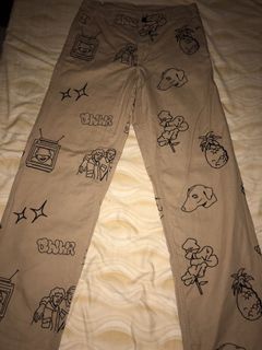 ZARA Embroidered Trousers
