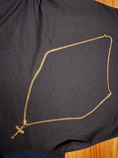 18k necklace w/pendant 7.6