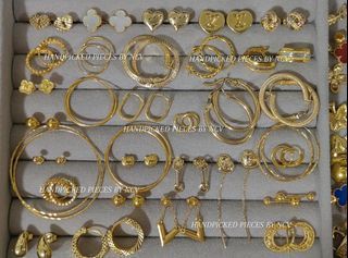 18k Saudi Gold Earrings ✨