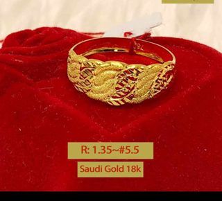 18k saudi gold ring