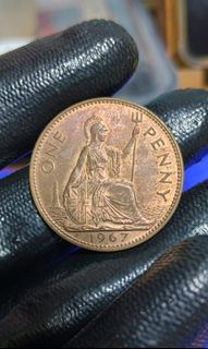 1967 one penny UK