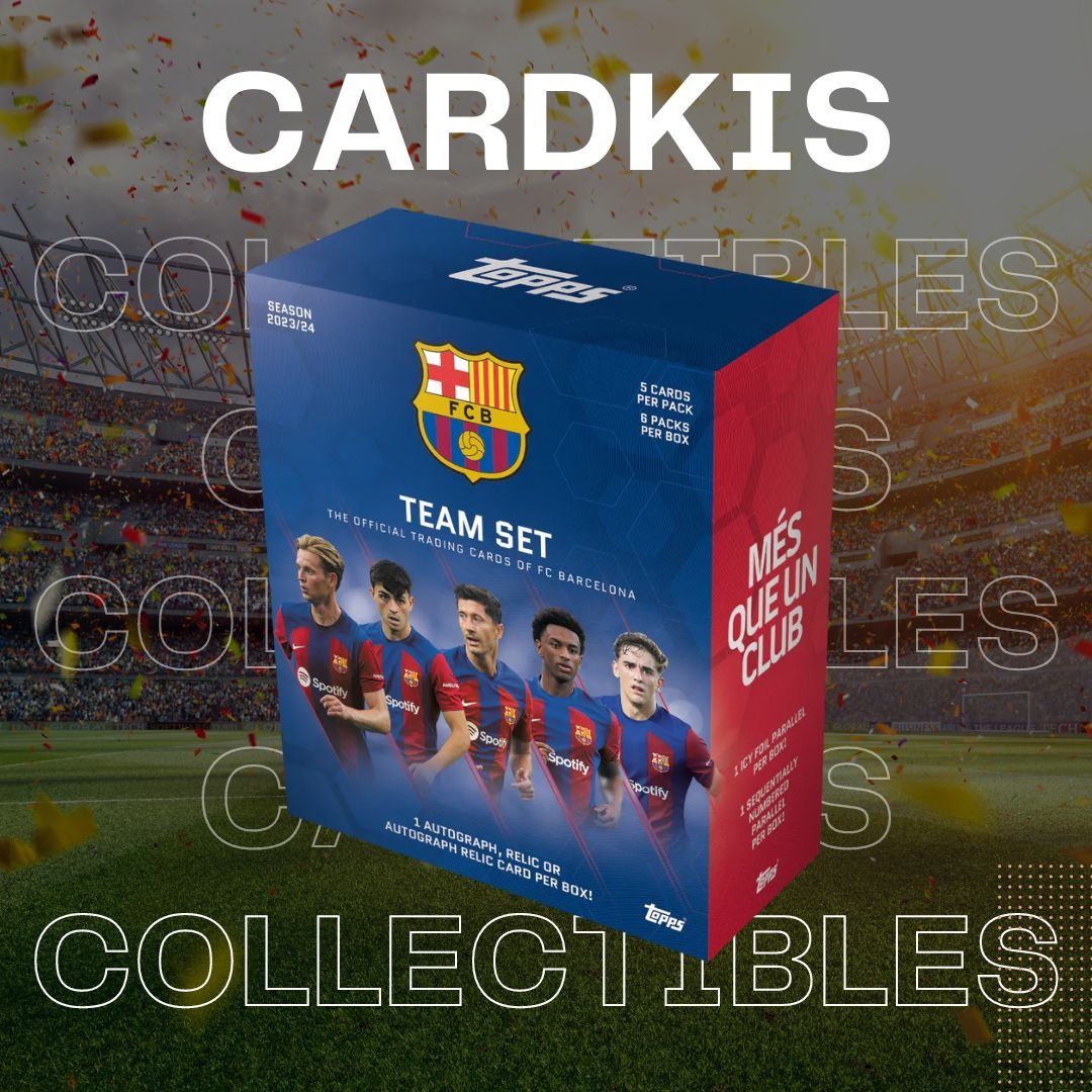 2023/24 Topps FC Barcelona Official Team Set Box, Hobbies