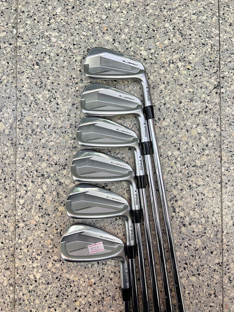 2024 PING Blueprint S Forged Irons (5-P) (6 Pieces) [With Nippon Modus 105  Stiff Flex Shafts] (Blue Print Golf Iron Set)