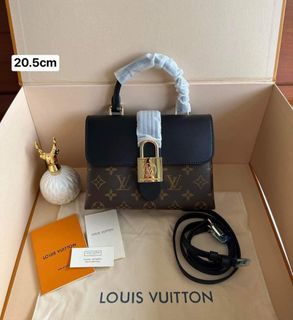 lv bb lock bag 20.5cm handbag shoulderbag slingbag crossbodybag ml