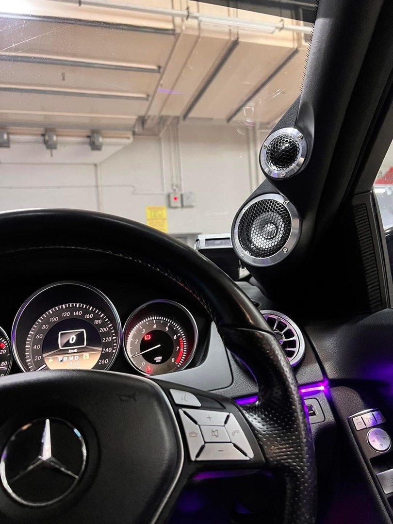 For SALES- 3way speaker A pillar for Mercedes C180/C200 W204 (Category: Accessories) located in Singapore. Submitted by lok999 (Listing ID 1304000895, Image 3). Description: clearance sales!!! Used less than a year , very new condition. Selling due to change car. Previously mounted on Micro Precision 5 mid range and tweeter speakers . Customised by reputed workshop Can be use for facelift and pre facelift model.