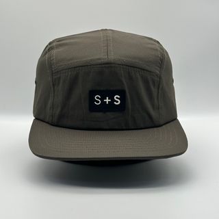5 panel outdoor camper and running cap by Stitches + Steel