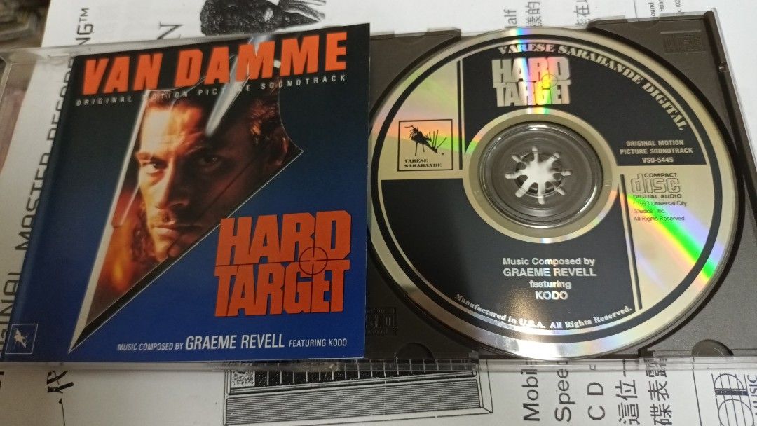 美版 經典電影 alubm Graeme Revell Featuring Kodo – Hard Target (Original ...
