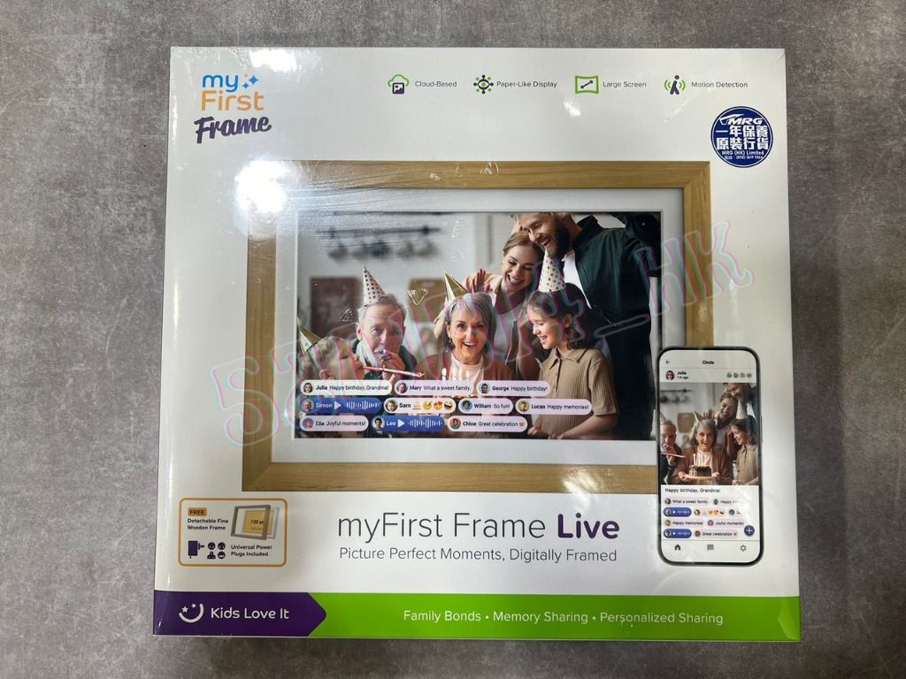 【全新行貨 門市現貨】MyFirst Frame Live 10 White 智能相架, 興趣及遊戲, 手作＆自家設計, 其他 - Carousell