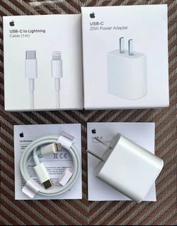💯 Original 20watts Iphone Charger Set w Serial