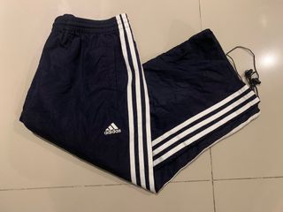 ADIDAS 3 STRIPES TRACK PANTS WITH ADJUSTABLE STRINGS