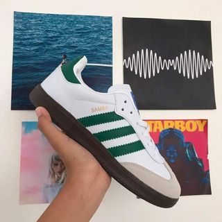 Adidas Samba OG Herren White Green Sneaker