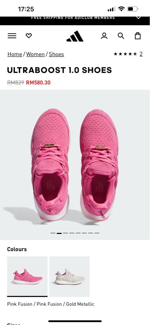 Authentic Rose Pink Adidas Ultraboost 1.0 Women s Fashion Footwear Sneakers on Carousell