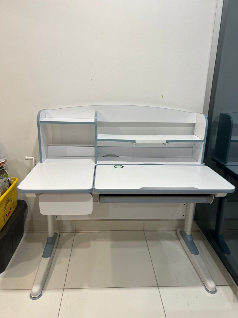 Adjustable(height) Study Table (Category: Tables & Sets) located in Singapore. Submitted by smalljoy (Listing ID 1304075220, Image 1). Description: Moving out saleeeee~ Do let me know if you want to see a closed up video of the item. I have many other items for sale too, pm me and I’ll send you what’s available. Thank you! 😄.