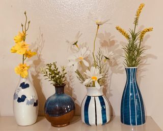 Aesthetic ceramic mini vases