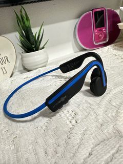 Aftershokz  Open move Bone Conduction Bluetooth Wireless Headphones-Blue