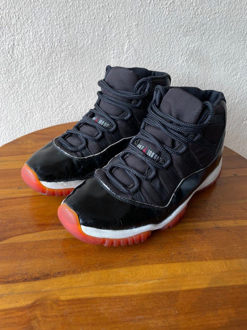 AJ11 Air Jordan 11 OG Playoff Bred 1995 Men s Fashion Footwear Sneakers on Carousell