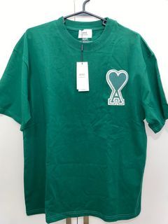 Ami Paris Green De Coeur Shirt