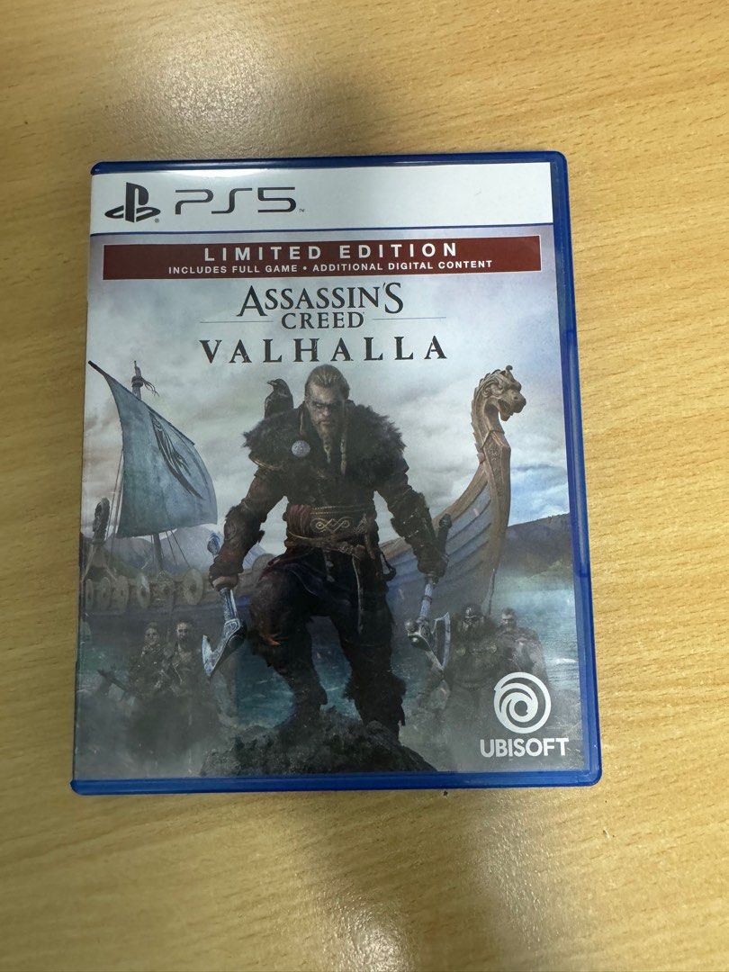 Jeu Assassin's Creed Valhalla NEUF Pour PS5 - Version UK (langues : EN/FR/DE/ES/IT) - Édité Par Ubisoft