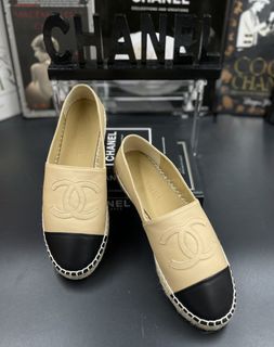 Authentic Chanel Espadrilles With Cert and Box Size 39