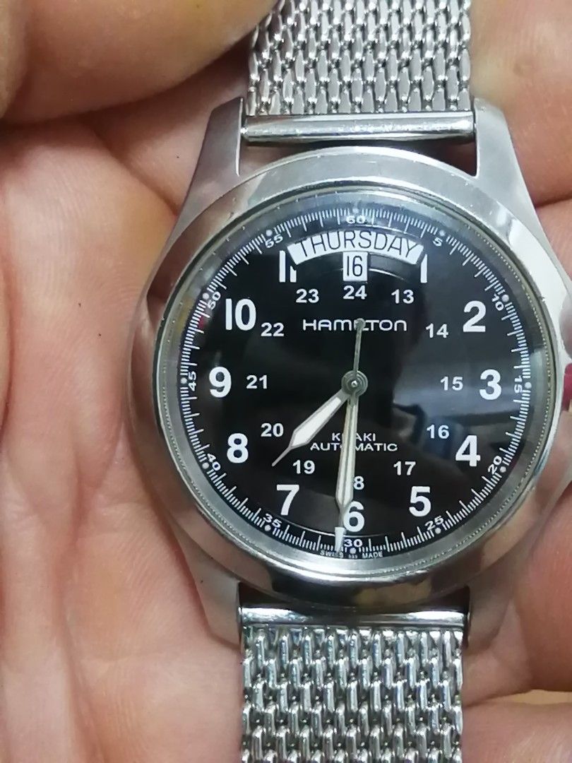 Authentic Hamilton Men s H64455533 Khaki King Series automatic watch Men s Fashion Watches Accessories Watches on Carousell