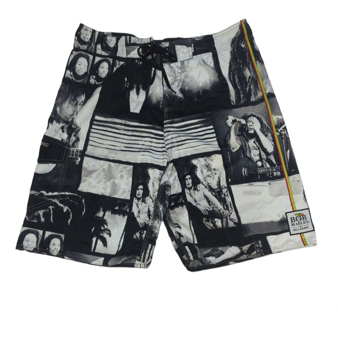 Billabong x Bob Marley Boardshorts Men s Fashion Bottoms Swim Trunks Board Shorts on Carousell