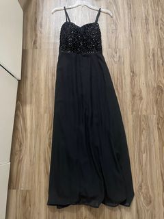 black sparkly dress