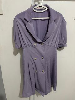 Blazer Dress in Lilac